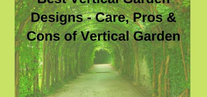 Best Vertical Garden Designs - Care, Pros & Cons of Vertical Garden