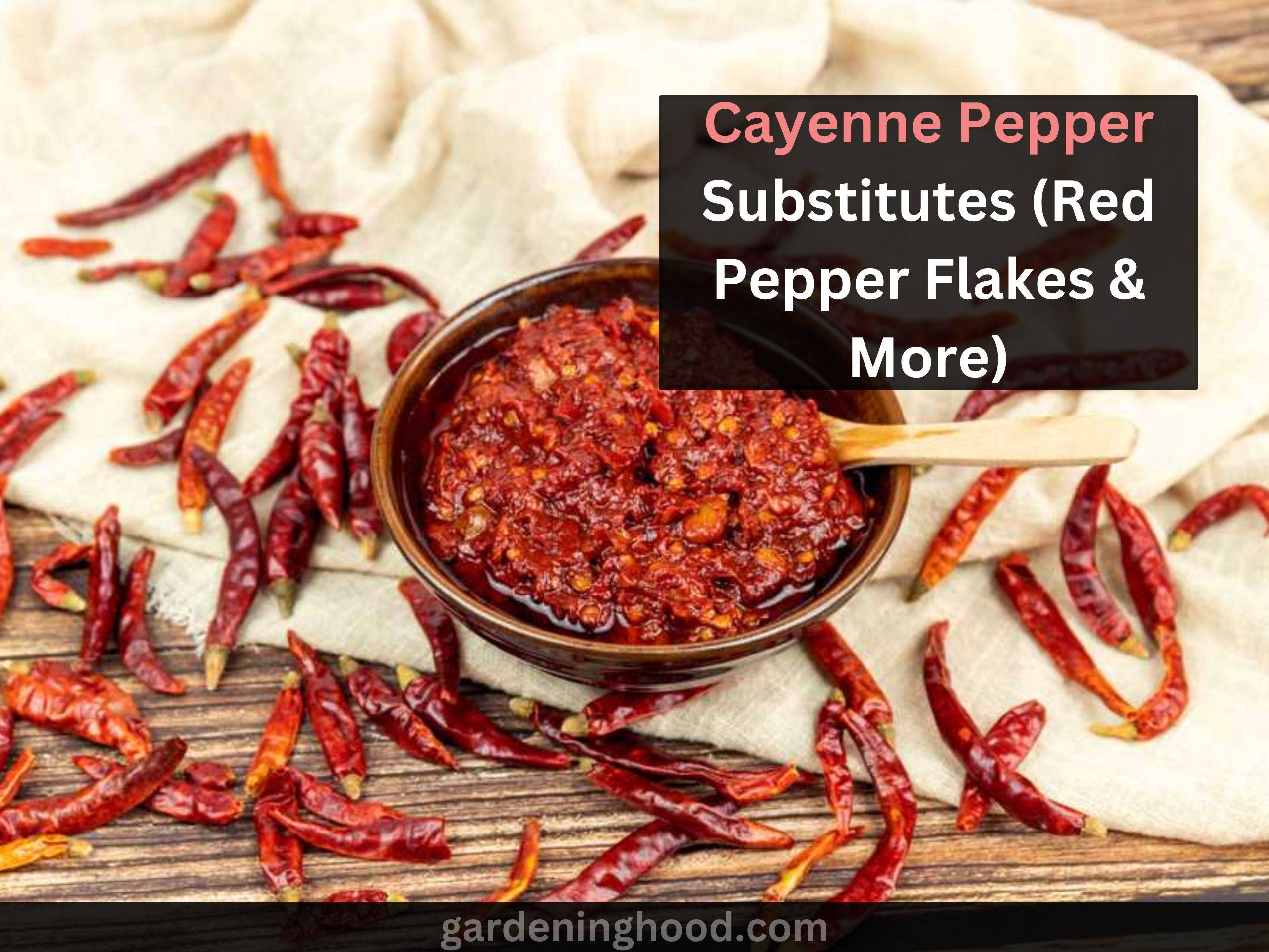 cayenne pepper susbtitues